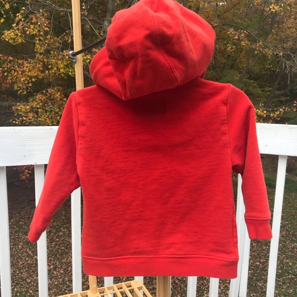 Toddler Brooklyn Red ZIP Up Hoodie size 12-18m - Picture 5 of 7